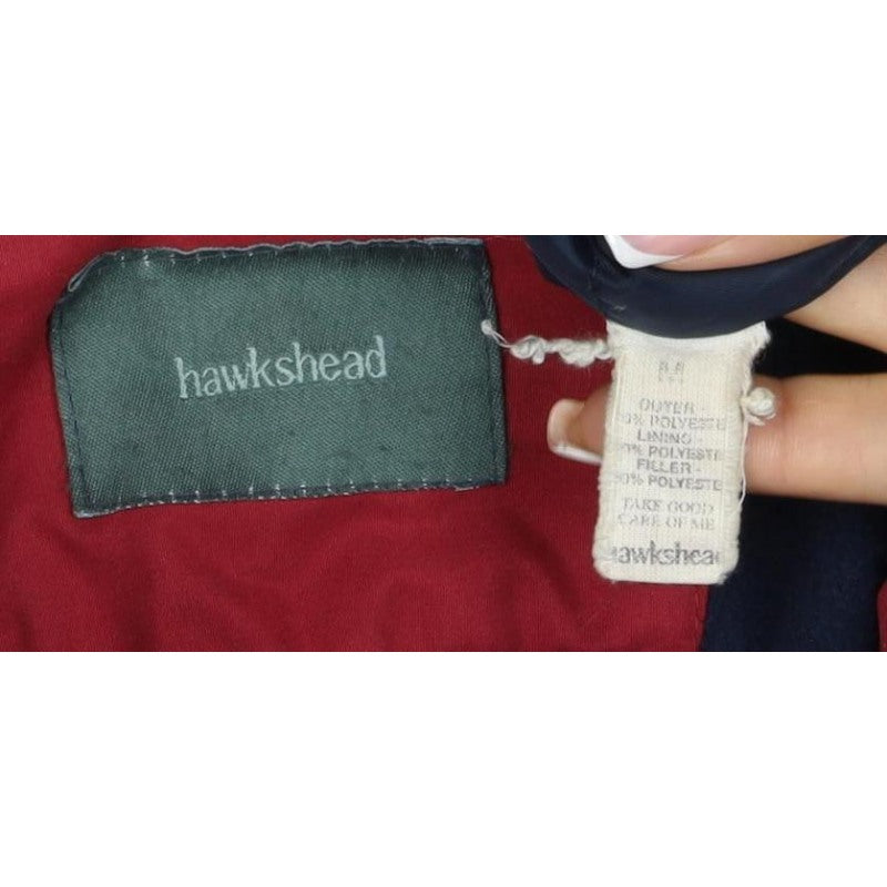 Hawkshead Men’s Red Navy L Hooded Anorak Outdoor Jacket