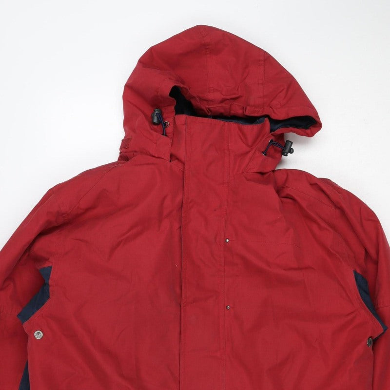 Hawkshead Men’s Red Navy L Hooded Anorak Outdoor Jacket
