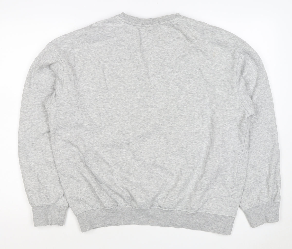 H&M Men Grey Size M Pullover Crew Neck Fleece Sweatshirt
