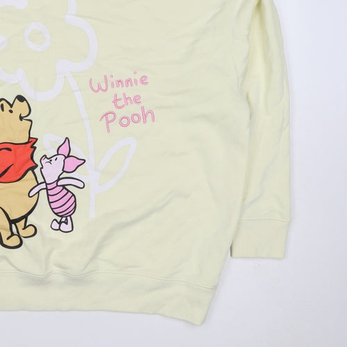 Primark Disney Winnie the Pooh Women Yellow S Pullover Sweatshirt