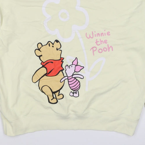 Primark Disney Winnie the Pooh Women Yellow S Pullover Sweatshirt