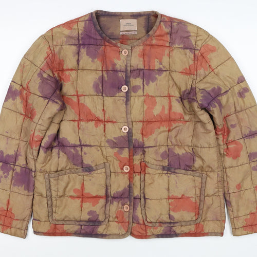 Urban Outfitters Women Multicoloured S Quilted Silk Puffer Jacket