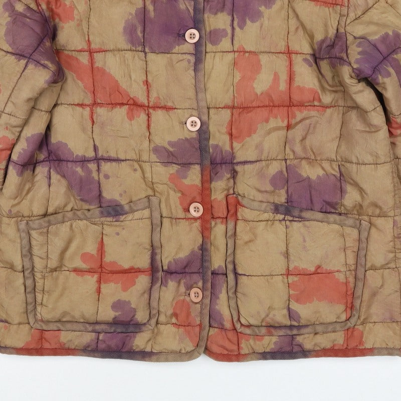 Urban Outfitters Women Multicoloured S Quilted Silk Puffer Jacket