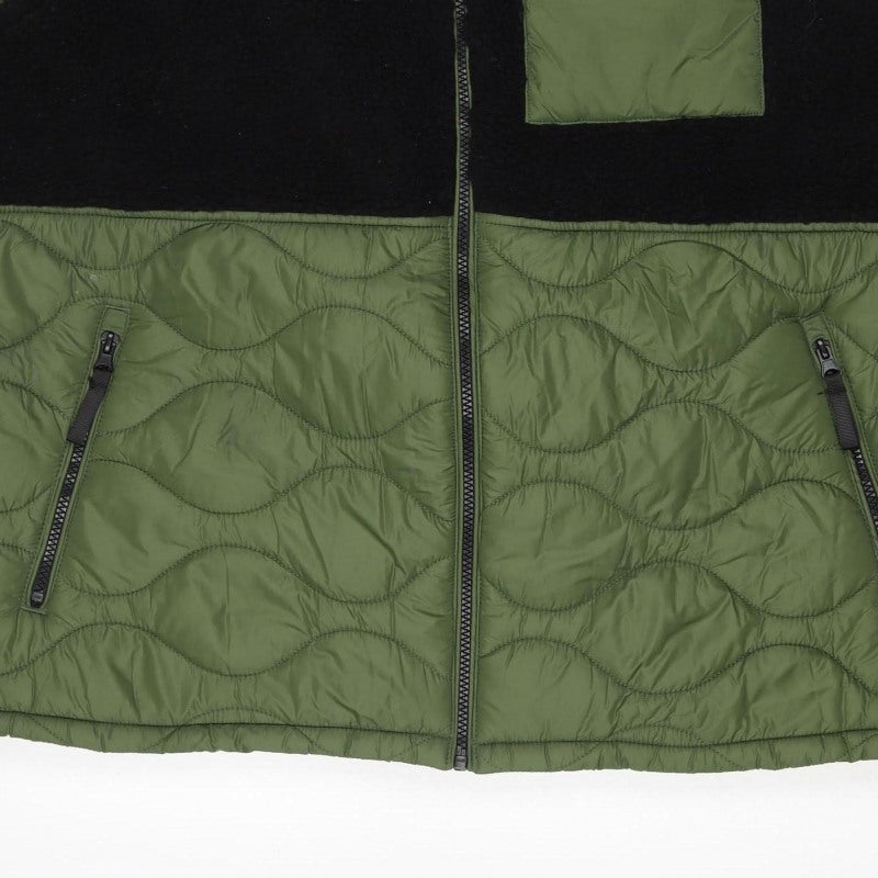 TU Men’s Green Black XL Quilted Fleece Padded Bodywarmer Jacket