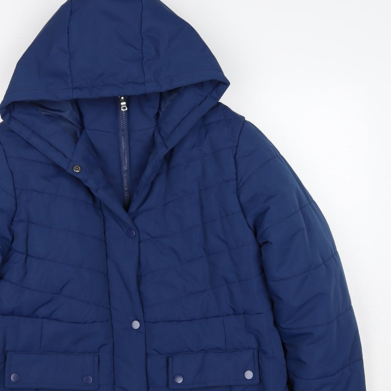 Cotton Traders Women’s Blue Size 16 Hooded Puffer Jacket