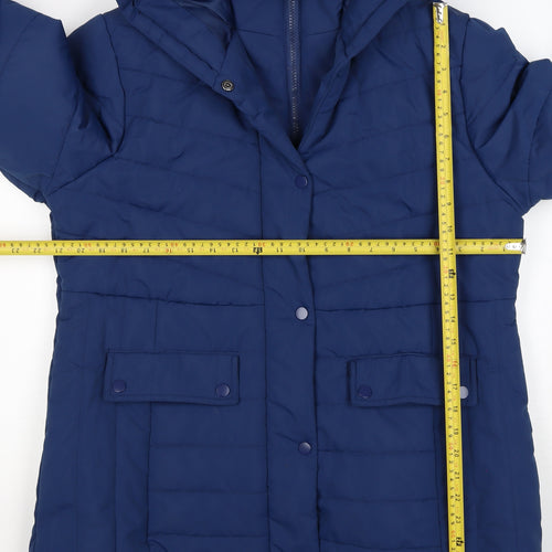 Cotton Traders Women’s Blue Size 16 Hooded Puffer Jacket
