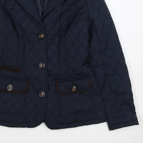 Rocha John Rocha Women’s Blue Size 10 Quilted Padded Jacket