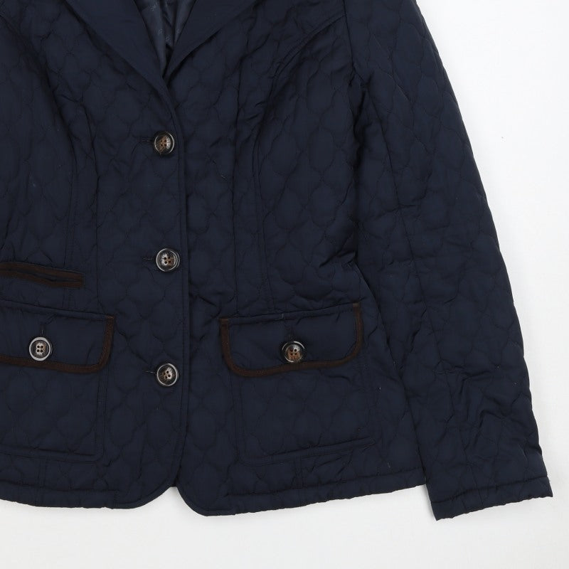 Rocha John Rocha Women’s Blue Size 10 Quilted Padded Jacket