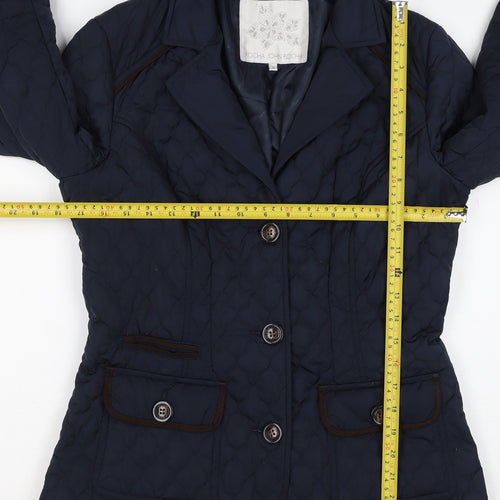 Rocha John Rocha Women’s Blue Size 10 Quilted Padded Jacket