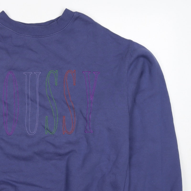 Additional view of Mousy Women’s Blue One Size Pullover Sweatshirt Embroidered Logo