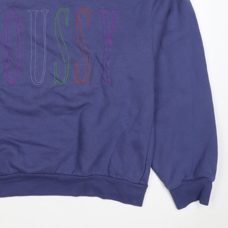 Additional view of Mousy Women’s Blue One Size Pullover Sweatshirt Embroidered Logo