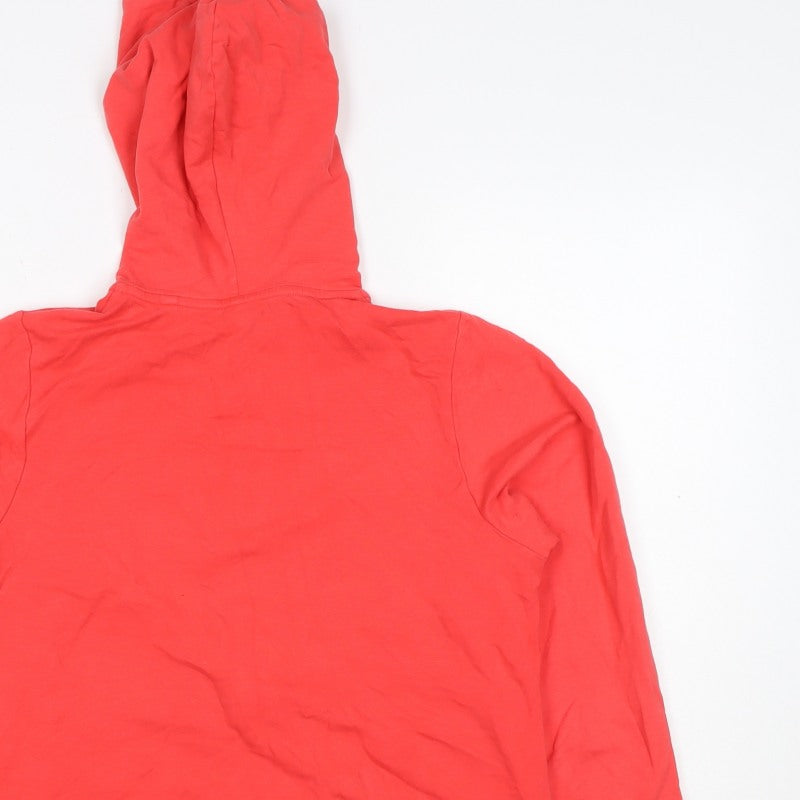 M&S Goodmove Women’s Red Size 8 Full Zip Hooded Sports Hoodie