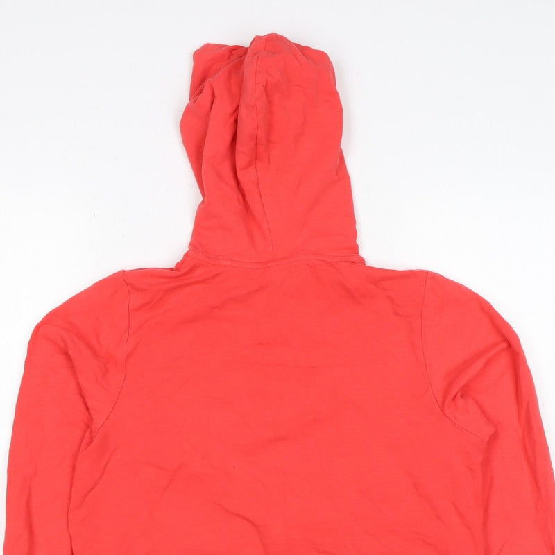 M&S Goodmove Women’s Red Size 8 Full Zip Hooded Sports Hoodie