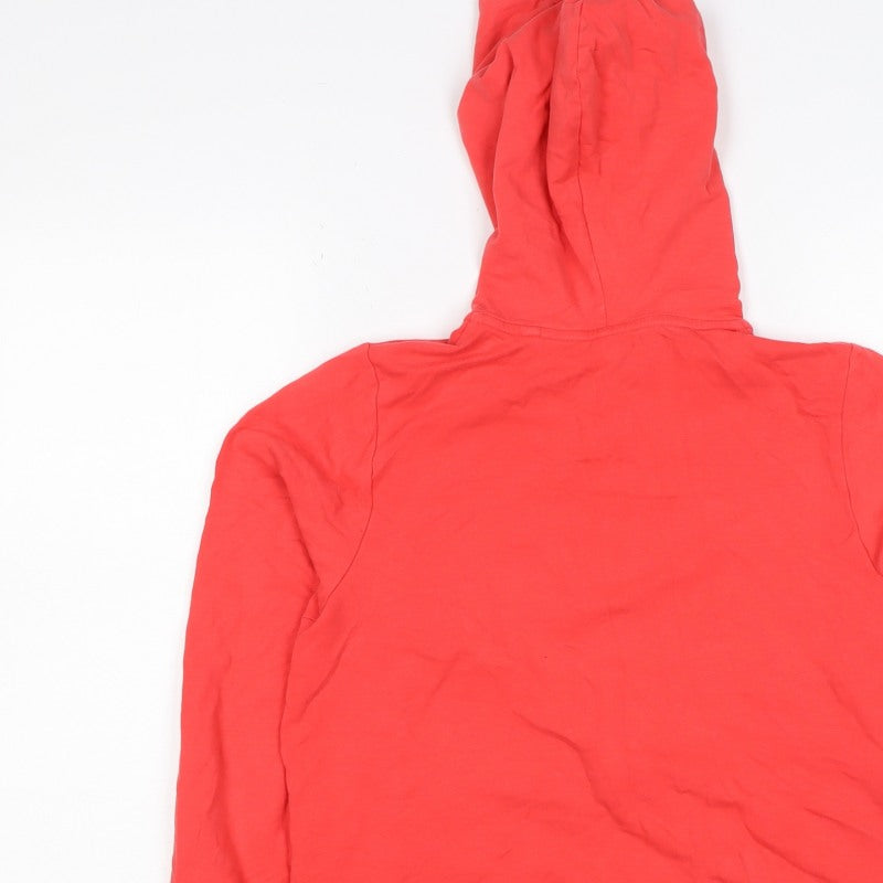M&S Goodmove Women’s Red Size 8 Full Zip Hooded Sports Hoodie