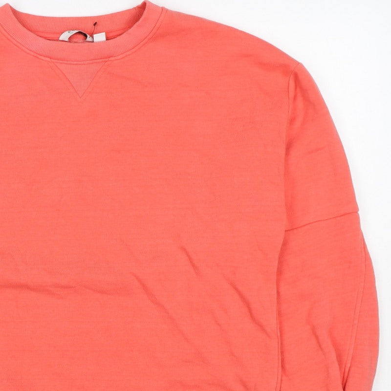 b.young Women’s Pink S Pullover Sweatshirt Balloon Sleeve