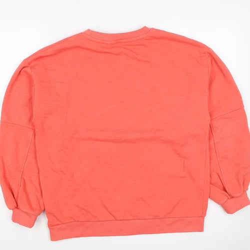 b.young Women’s Pink S Pullover Sweatshirt Balloon Sleeve