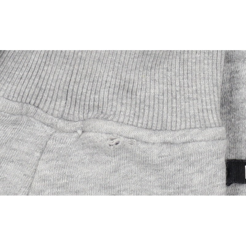 Bench Men's Grey Size S Full Zip Logo Hooded Fleece Hoodie