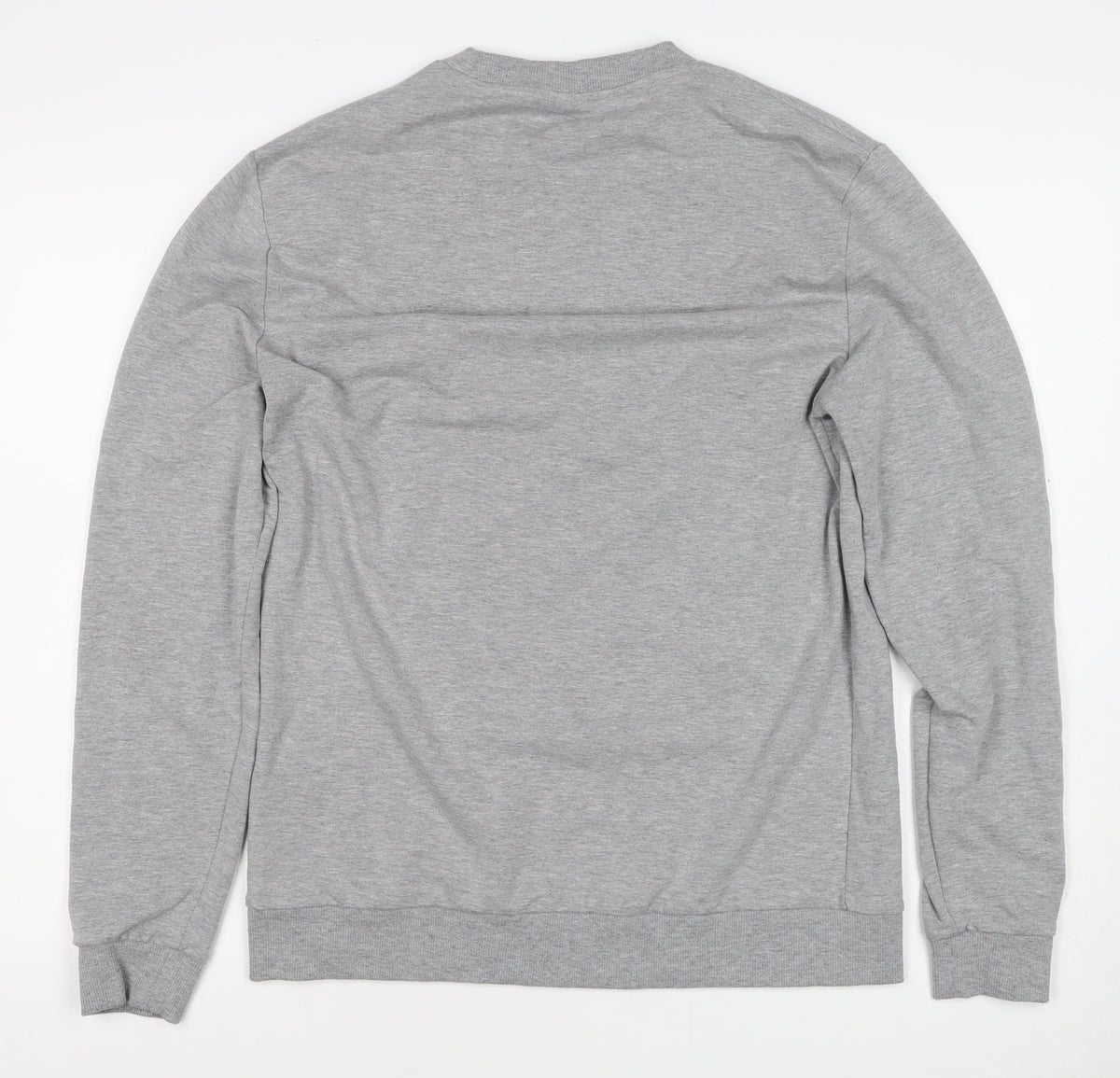 ASOS Men Grey XL Crew Neck Pullover Cotton Blend Sweatshirt