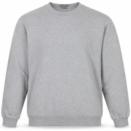 ASOS Men Grey XL Crew Neck Pullover Cotton Blend Sweatshirt