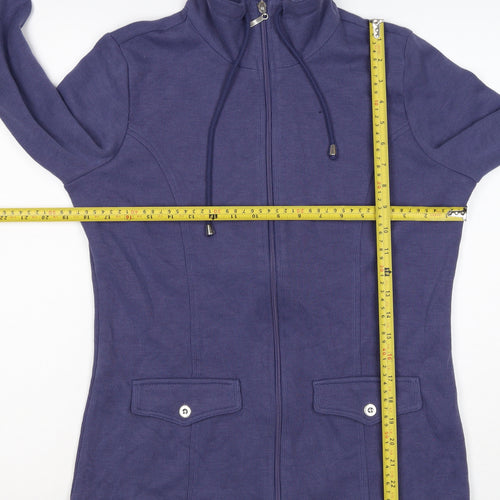 Damart Women’s Purple S Full Zip High Neck Sweatshirt Jacket