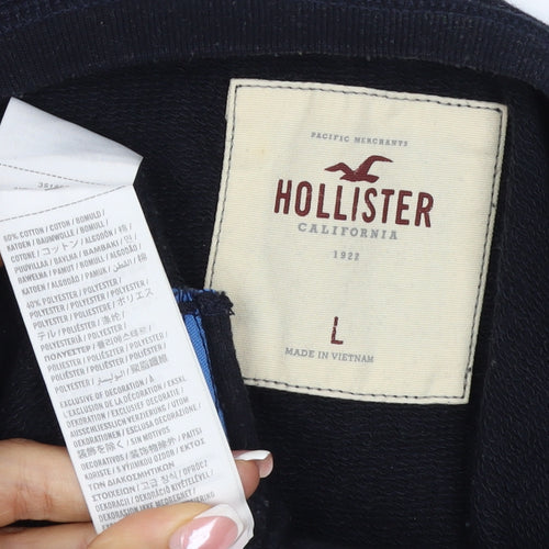 Hollister Women’s Black L Roller Skate Graphic Raglan Sweatshirt