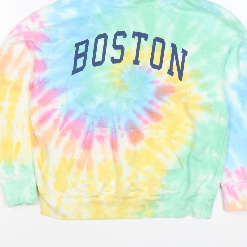 Additional view of Ocean Beach Company girls’ multicoloured s boston tie dye pullover hoodie