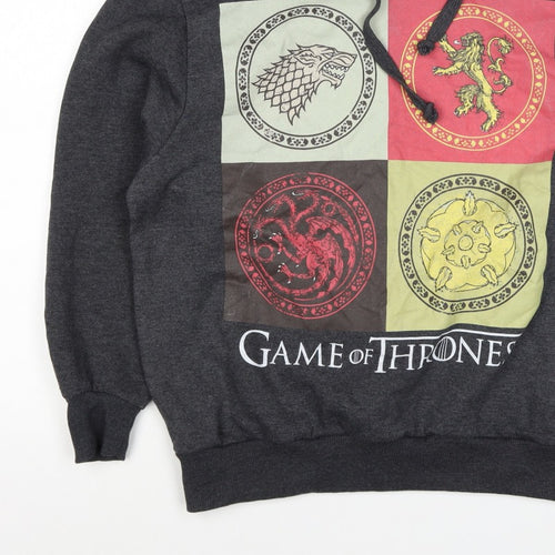 Game of Thrones Women’s Grey Size 16 Graphic Pullover Hoodie