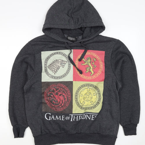 Game of Thrones Women’s Grey Size 16 Graphic Pullover Hoodie