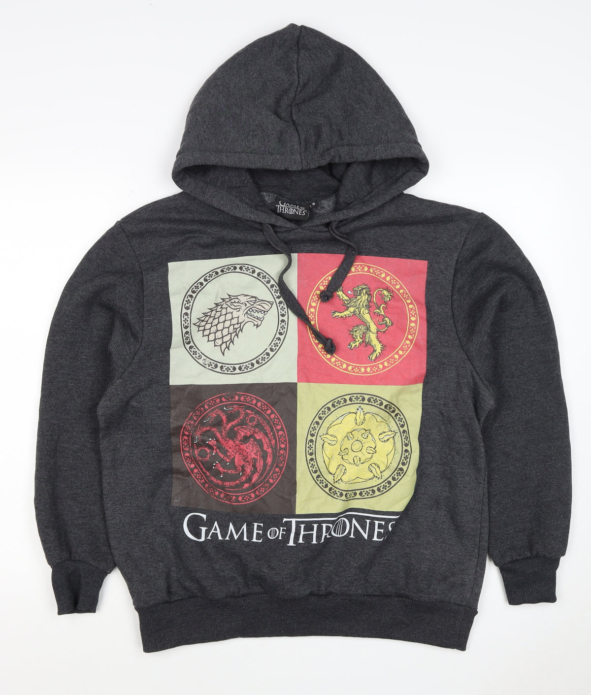 Game of Thrones Women’s Grey Size 16 Graphic Pullover Hoodie