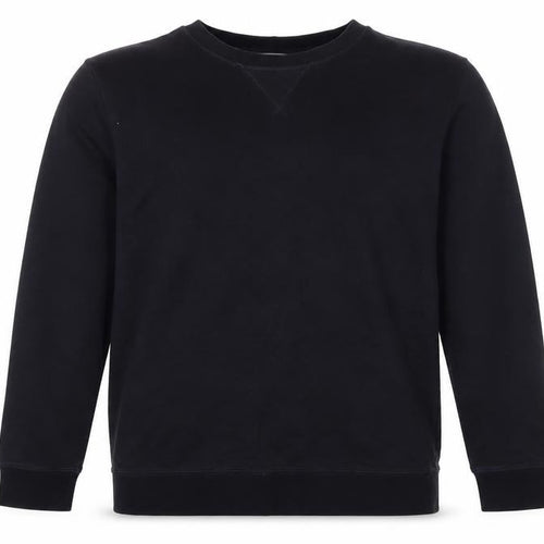 COS Men’s Black L Crew Neck Pullover Cotton Sweatshirt Long Sleeve