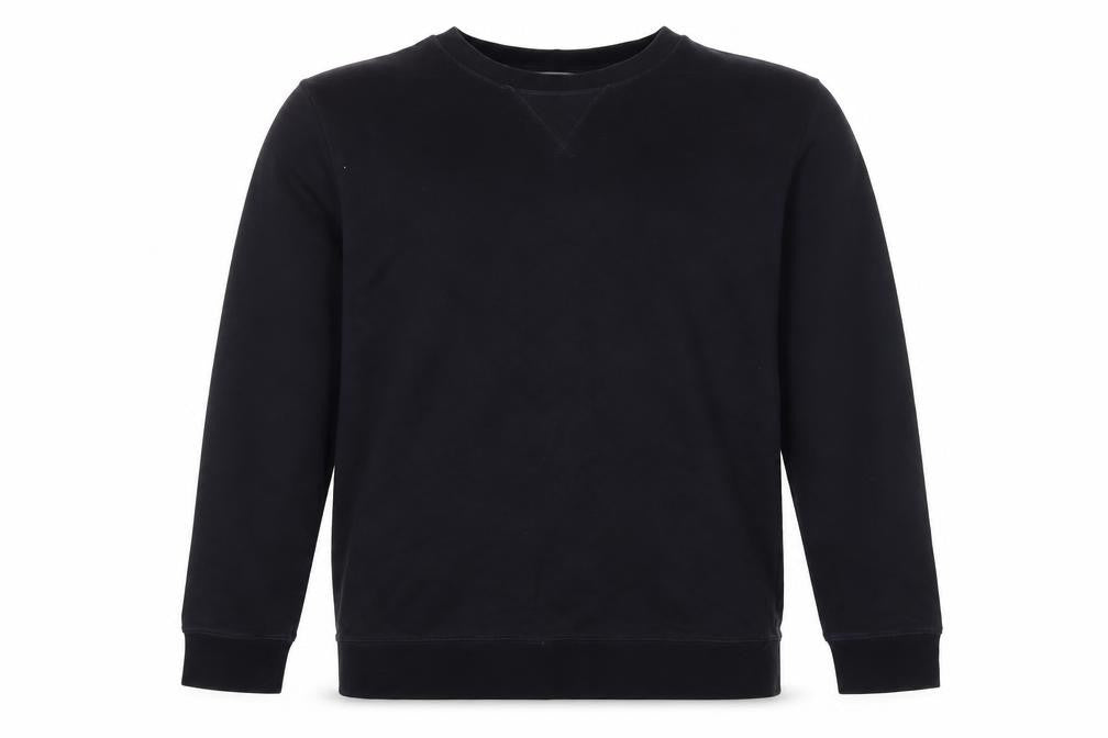 COS Men’s Black L Crew Neck Pullover Cotton Sweatshirt Long Sleeve