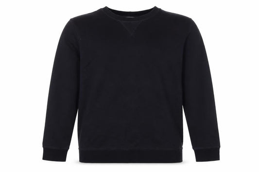 COS Men’s Black L Crew Neck Pullover Cotton Sweatshirt Long Sleeve