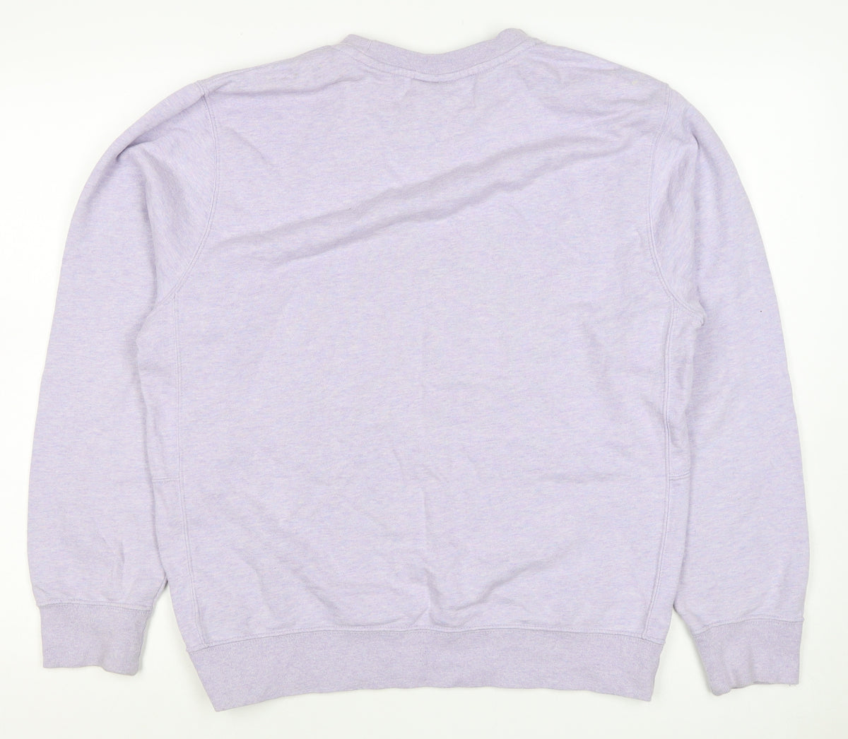 Nike Women’s Purple S Logo Crew Neck Raglan Sweatshirt