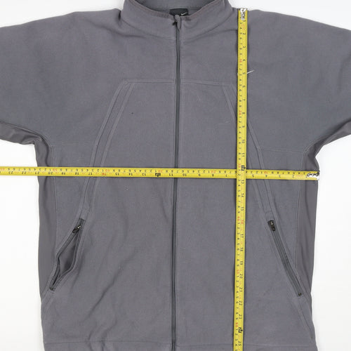 Nike Men's Grey L Therma-FIT Fleece Full Zip Thermal Jacket