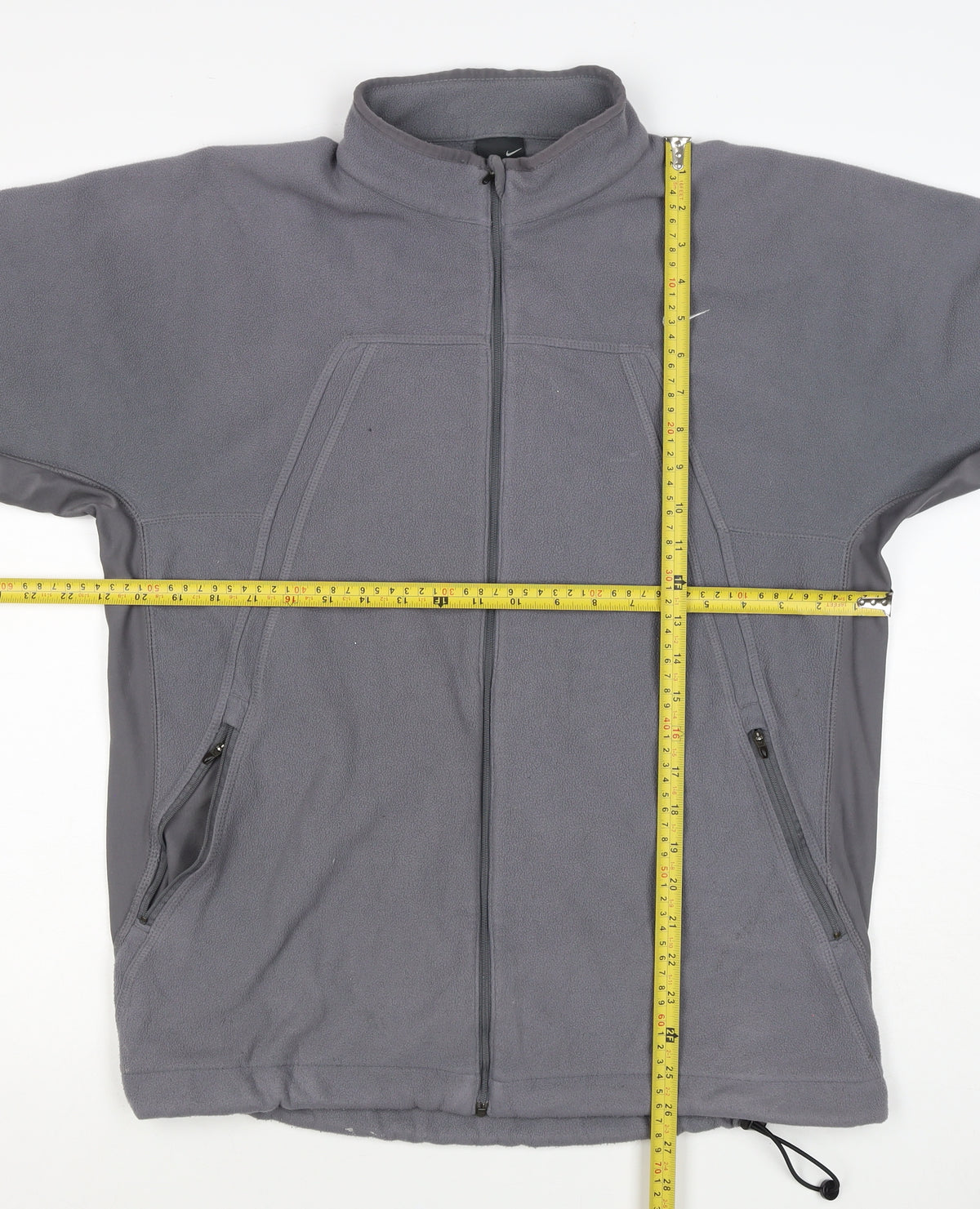 Nike Men's Grey L Therma-FIT Fleece Full Zip Thermal Jacket