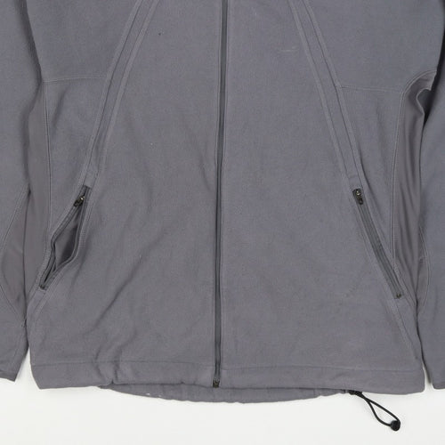 Nike Men's Grey L Therma-FIT Fleece Full Zip Thermal Jacket