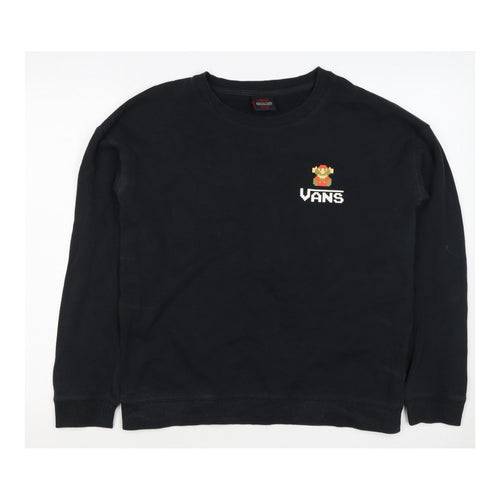 Vans Nintendo Men's Black M Mario Game Over Graphic Print Sweatshirt