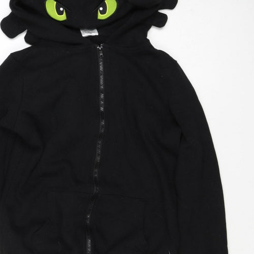Dragons Boys Black S Full Zip Toothless Hoodie How to Train Your Dragon