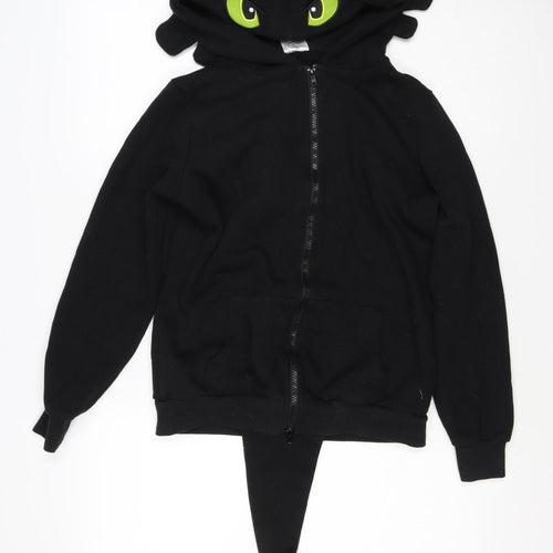 Dragons Boys Black S Full Zip Toothless Hoodie How to Train Your Dragon