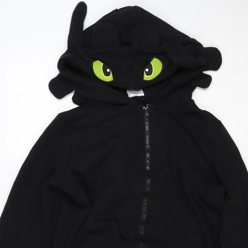 Dragons Boys Black S Full Zip Toothless Hoodie How to Train Your Dragon