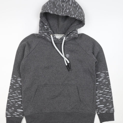 Proviz Women’s Grey Reflective Hooded Pullover Sweatshirt UK 12