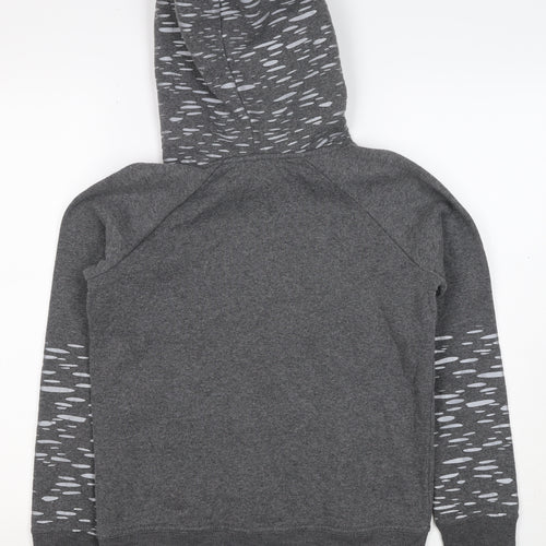 Proviz Women’s Grey Reflective Hooded Pullover Sweatshirt UK 12