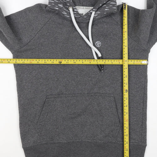 Proviz Women’s Grey Reflective Hooded Pullover Sweatshirt UK 12