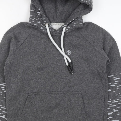 Proviz Women’s Grey Reflective Hooded Pullover Sweatshirt UK 12