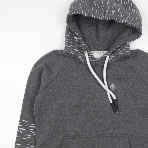 Proviz Women’s Grey Reflective Hooded Pullover Sweatshirt UK 12