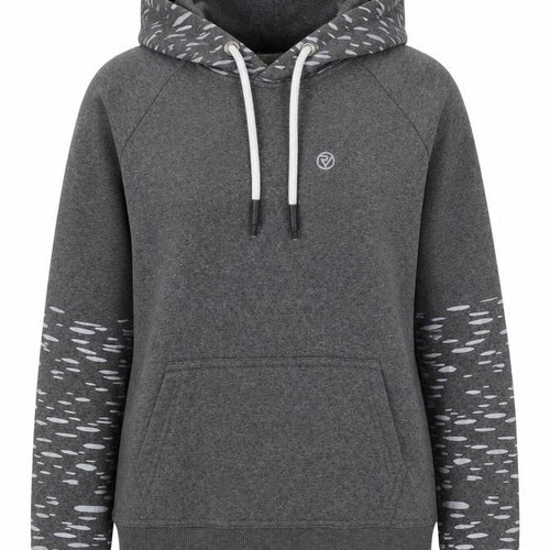 Proviz Women’s Grey Reflective Hooded Pullover Sweatshirt UK 12