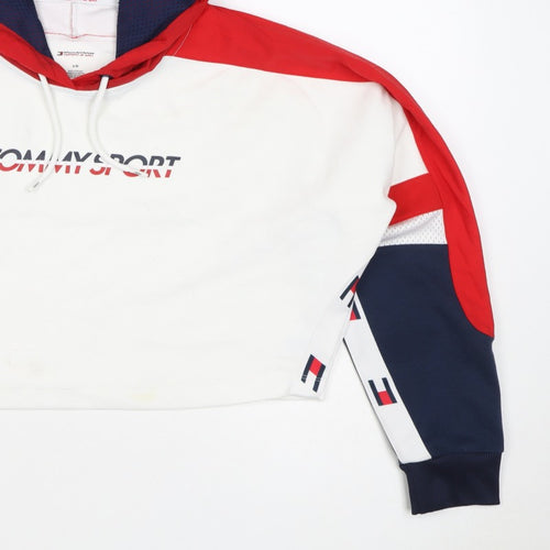 Tommy Sport Women’s Multicolour L Logo Colourblock Pullover Hoodie