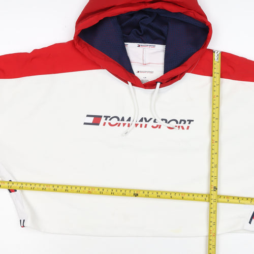 Tommy Sport Women’s Multicolour L Logo Colourblock Pullover Hoodie