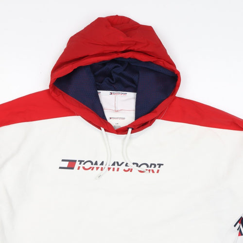 Tommy Sport Women’s Multicolour L Logo Colourblock Pullover Hoodie