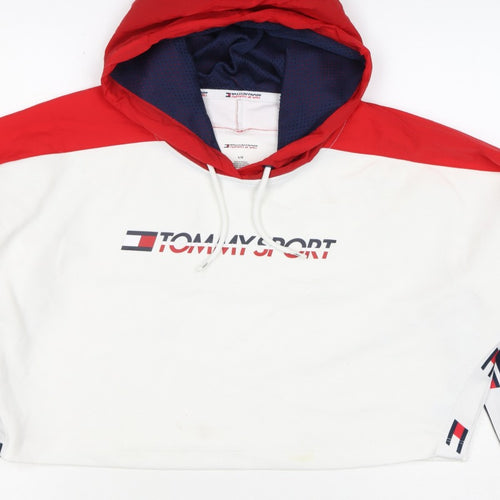 Tommy Sport Women’s Multicolour L Logo Colourblock Pullover Hoodie